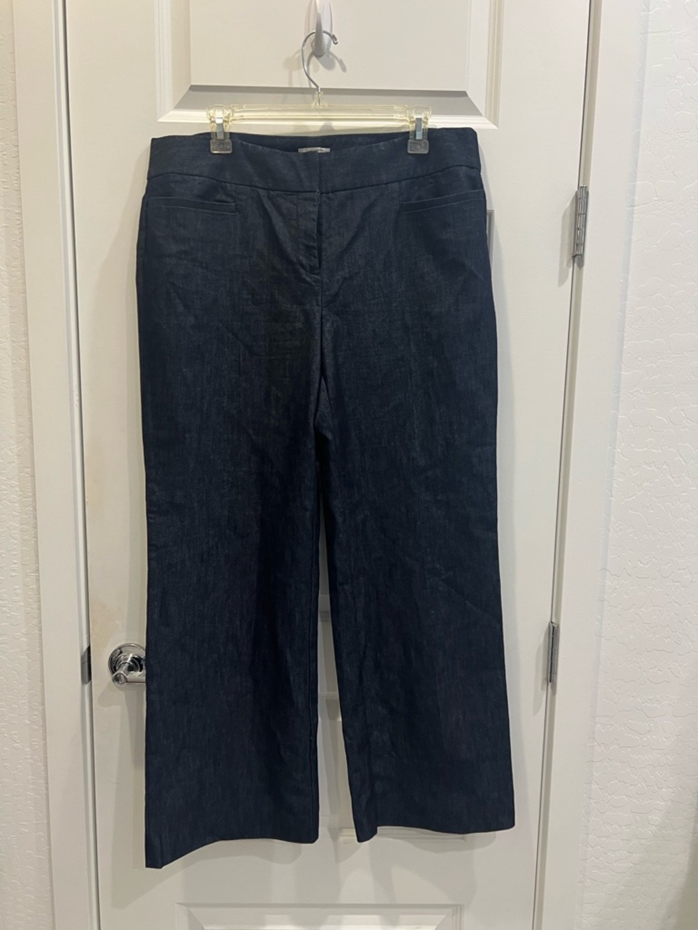 Halogen Dark Navy Blue Taylor Fit Denim Pants